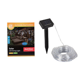 Eurolux Solar Rope Light 12m Cool White in Electrical & Lighting,Lighting,Exterior Lighting