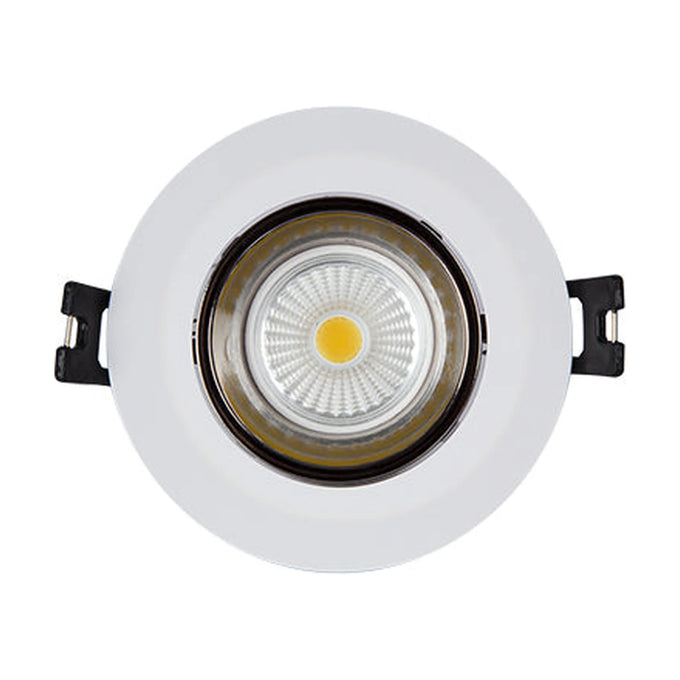 Eurolux Downlight Tilt Polycarb 90mm White/Gun Metal Excl L/Holder - image 01