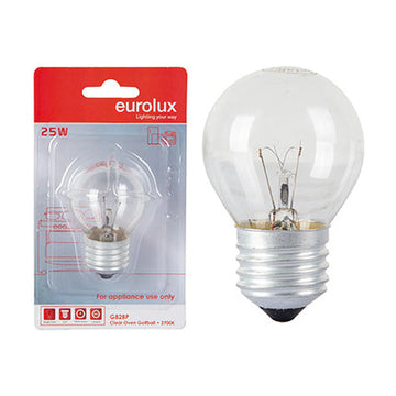 Eurolux Oven Lamp Golfball E27 25W Blister Single - image 01