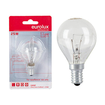 Eurolux Oven Lamp Golfball E14 25W Blister Single - image 01
