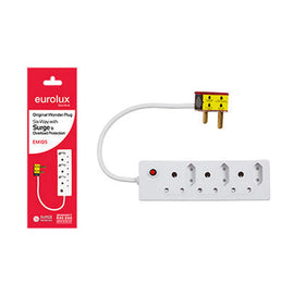 Eurolux Wonder Plug 6 Way with Surge & Overload Protection - image 01