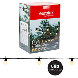 Eurolux Party String Lights LED 10PK Warm White in Electrical & Lighting,Lighting,Exterior Lighting
