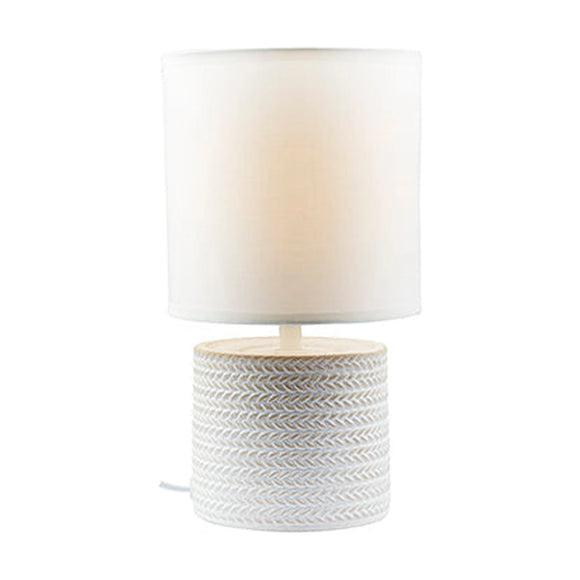 Eurolux Table Lamp Valencia White E27 1x40w - image 01