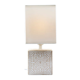 Eurolux Table Lamp Maderia White/Brown in Electrical & Lighting,Lighting,Interior Lighting
