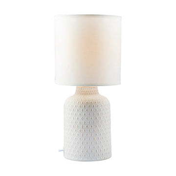Eurolux Table Lamp Castile White E27 1x40w - image 01