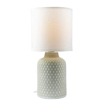 Eurolux Table Lamp Castile Grey E27 1x40w in Electrical & Lighting,Lighting,Interior Lighting