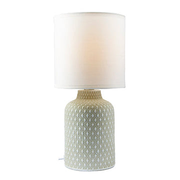 Eurolux Table Lamp Castile Grey E27 1x40w in Electrical & Lighting,Lighting,Interior Lighting