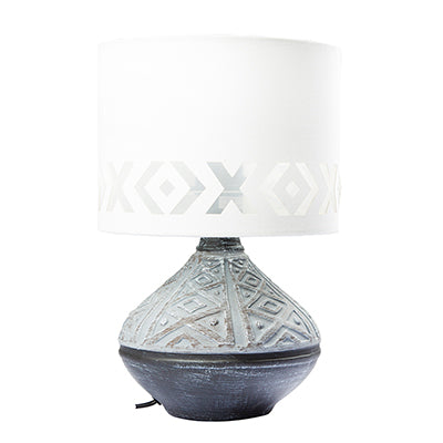 Eurolux Table Lamp Bali Grey E27 1x40w in Electrical & Lighting,Lighting,Interior Lighting