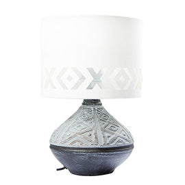 Eurolux Table Lamp Bali Grey E27 1x40w in Electrical & Lighting,Lighting,Interior Lighting