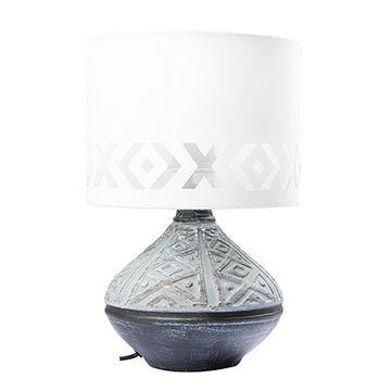 Eurolux Table Lamp Bali Grey E27 1x40w in Electrical & Lighting,Lighting,Interior Lighting