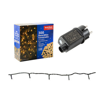 Eurolux String Light 300 LED 30M Connectable Warm White - image 01