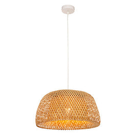 Eurolux Pendant Scarlet 450 Nature Woven Bamboo E27 1x60w in Electrical & Lighting,Lighting,Interior Lighting