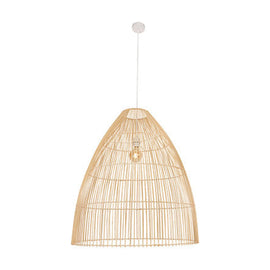 Eurolux Pendant Lup 600 Nature Woven Rattan E27 1x60w - image 01