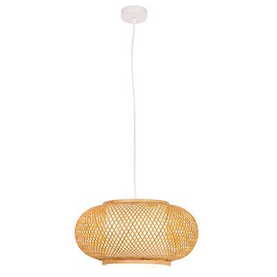 Eurolux Pendant Brezo 400 Nature Bamboo E27 1x60w in Electrical & Lighting,Lighting,Interior Lighting