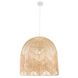 Eurolux Pendant Toulon N-600 Nature Woven Rattan E27 1x60w in Electrical & Lighting,Lighting,Interior Lighting