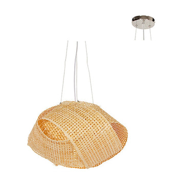 Eurolux Pendant Neda 500 Nature Woven Bamboo E27 1x60w - image 01