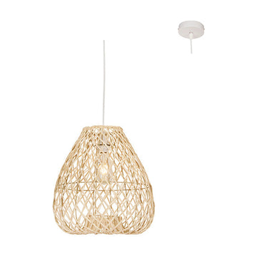 Eurolux Pendant Albert NAL Nature Woven Rattan E27 1x60w - image 01