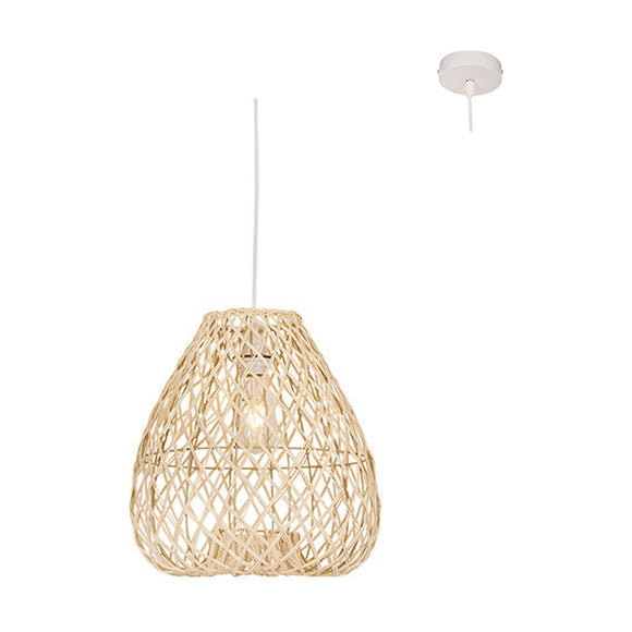 Eurolux Pendant Albert NAL Nature Woven Rattan E27 1x60w - image 01
