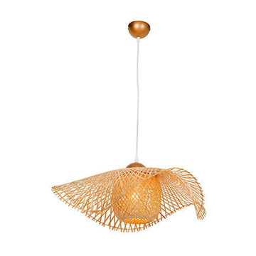 Eurolux Pendant Cronus 450 Nature Woven Bamboo E27 1x60w - image 01