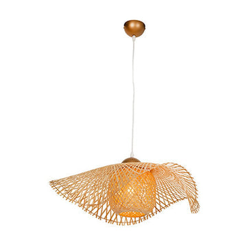 Eurolux Pendant Cronus 650 Nature Woven Bamboo E27 1x60w - image 01