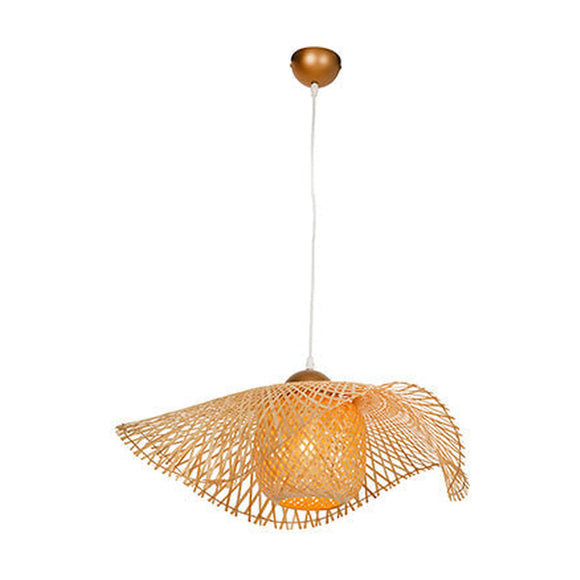 Eurolux Pendant Cronus 650 Nature Woven Bamboo E27 1x60w - image 01
