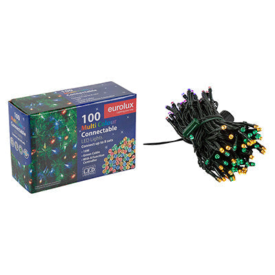 Eurolux 100 LED String Light 10M Multi Colour in Electrical & Lighting, Exterior Lighting, Lighting
