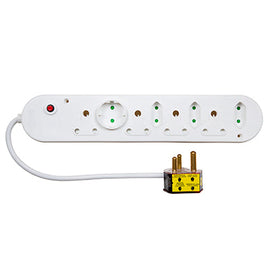 Eurolux Wonderplug 8 Way Multiplug White in Electrical & Lighting,Electrical Accessories,Multiplugs & Extension Cords