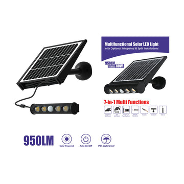 Eurolux Solar Floodlight Black LED 950lm 6000K - image 01