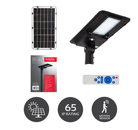 Eurolux Solar Street Light & Sensor LED 6400lm 6000K in Electrical & Lighting,Lighting,Exterior Lighting