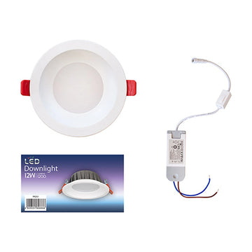 Eurolux Downlight Ivory White LED 12w CCT & Triac Dimmable - image 01