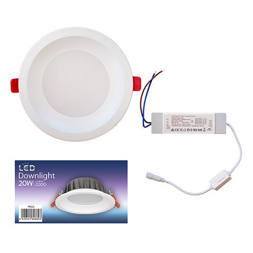 Eurolux Downlight Ivory White LED 20W CCT & Triac Dimmable in Electrical & Lighting,Lighting,Interior Lighting