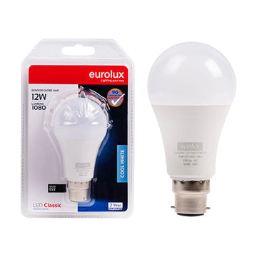 Eurolux LED Globe A60 Classic Day/Night Sensor 12w B22 4000K N - image 01
