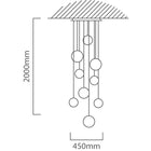 Eurolux Pendant Aurora Medium LED 75W 3000K Dimmable - image 01