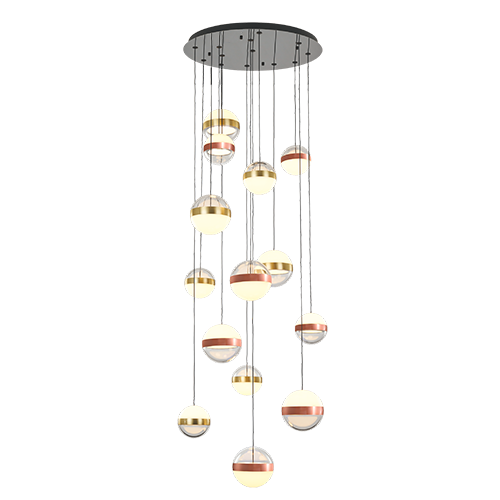 Eurolux Pendant Aurora Large LED 128w 3000K Dimmable in Electrical & Lighting,Lighting,Interior Lighting