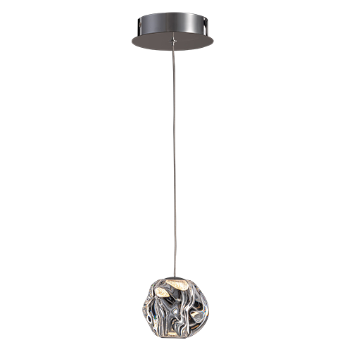 Eurolux Pendant Molten Chrome LED 5W 3000K in Electrical & Lighting,Lighting,Interior Lighting