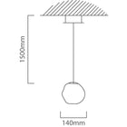 Eurolux Pendant Molten Chrome LED 5W 3000K - image 01