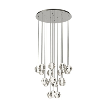Eurolux Pendant Molten Cluster Chrome LED 86w 3000K - image 01