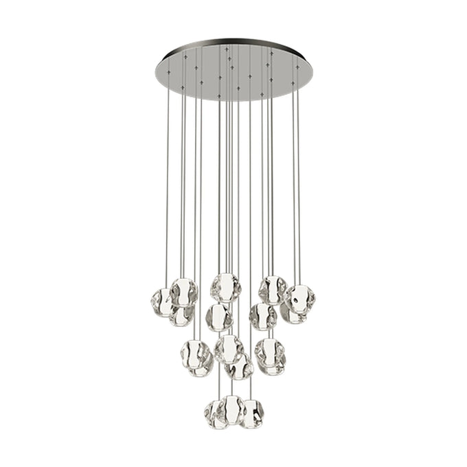 Eurolux Pendant Molten Cluster Chrome LED 86w 3000K - image 01