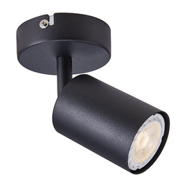 Eurolux 1LT Spotlight Urban Single Black GU10 1x5W in Electrical & Lighting,Lighting,Interior Lighting