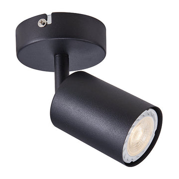 Eurolux 1LT Spotlight Urban Single Black GU10 1x5W in Electrical & Lighting,Lighting,Interior Lighting