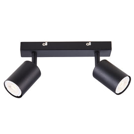 Eurolux 2LT Spotlight Urban Dual Bar Black GU10 2x5W in Electrical & Lighting,Lighting,Interior Lighting