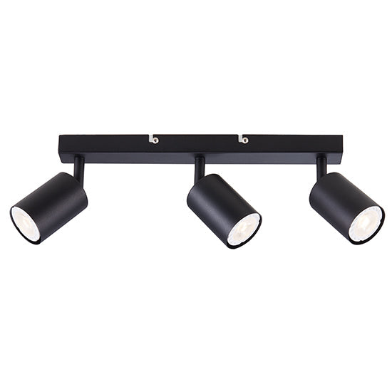 Eurolux 3LT Spotlight Urban Trio Black GU10 3x5W in Electrical & Lighting,Lighting,Interior Lighting