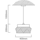 Eurolux Pendant Drum Gold E27 1x40w - image 01