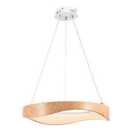 Eurolux Pendant Ellipse Wood Print LED 23w 3000K in Electrical & Lighting,Lighting,Interior Lighting