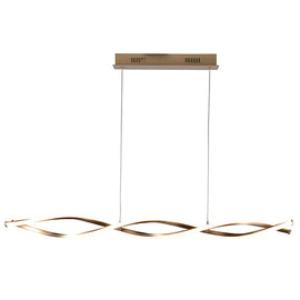 Eurolux Pendant Cresting Wave Gold & White LED 24w 4000K in Electrical & Lighting,Lighting,Interior Lighting