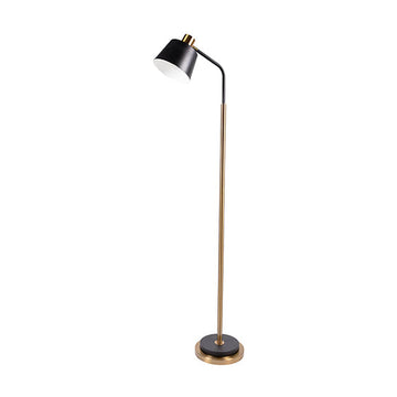 Eurolux Twilight Floor Light Black & Brass E27 1x40 - image 01