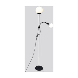 Eurolux Orb Twin Floor Light Black E27 2x40w - image 01