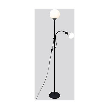 Eurolux Orb Twin Floor Light Black E27 2x40w - image 01