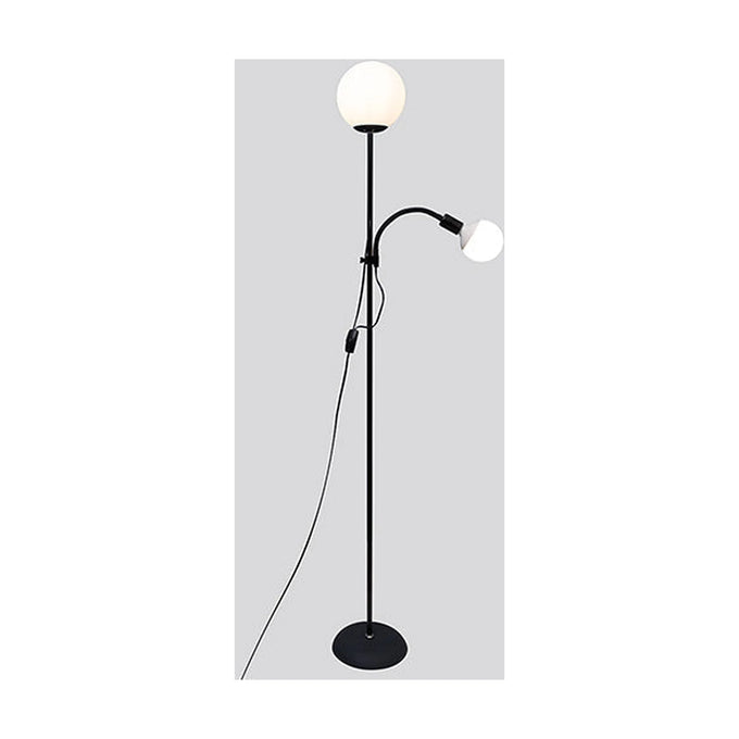 Eurolux Orb Twin Floor Light Black E27 2x40w - image 01