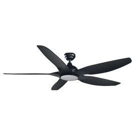 Eurolux Eon Ceiling Fan 5 Blades Matt Black 40w in Electrical & Lighting,Lighting,Ceiling Fans